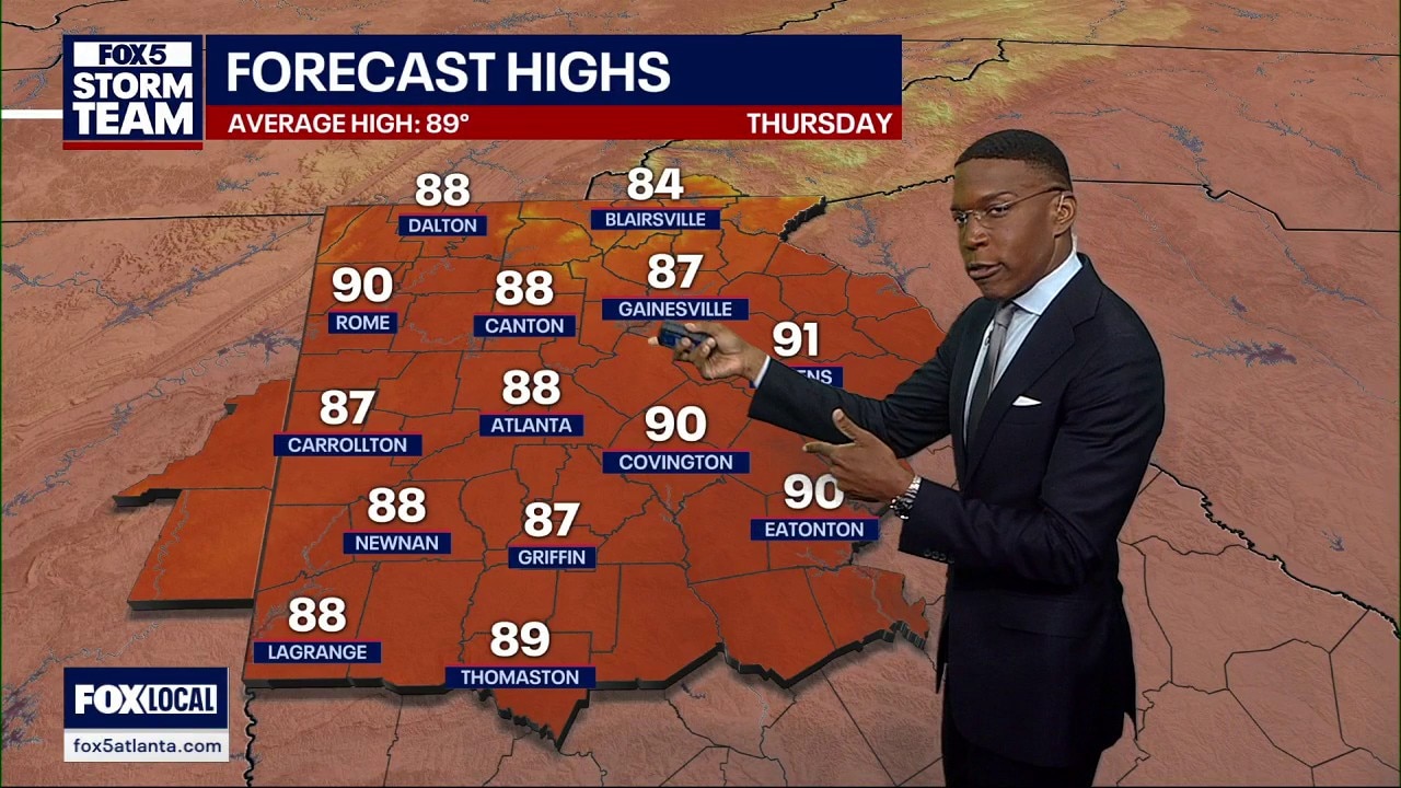 Tuesday evening forecast