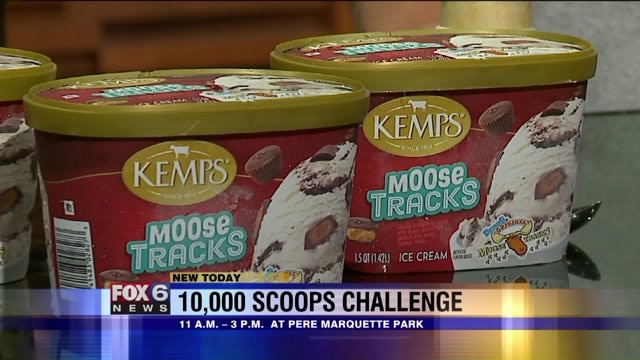 Beat the heat with some ice cream: Learn about the 10,000 scoops challenge
