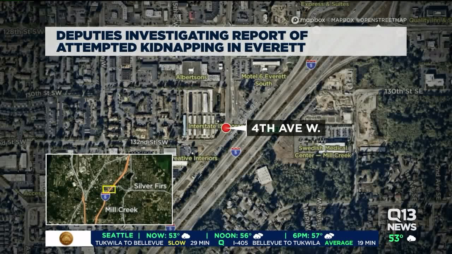 Attempted kidnapping in Everett