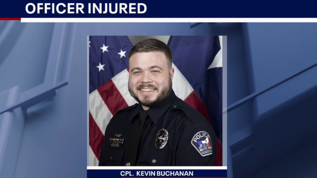 Community rallies for injured Roanoke officer as fleeing motorcyclist faces felony charges