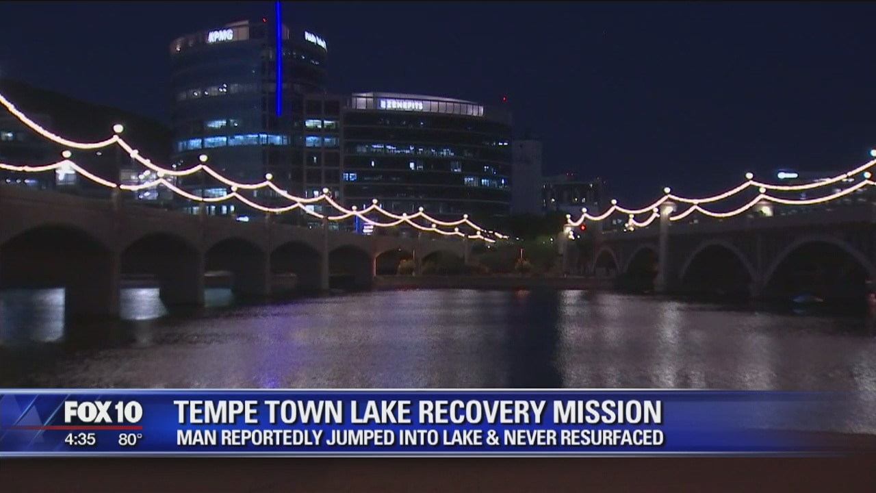 Crews to search for missing man at Tempe Town Lake