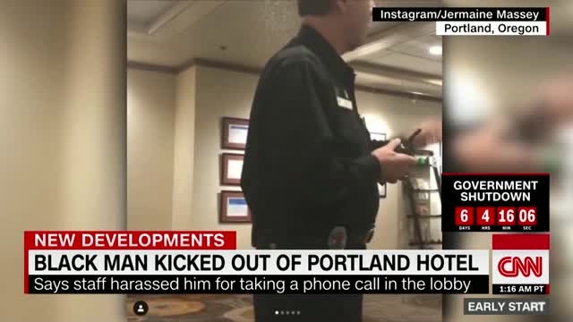 Man claims he was racially profiled at hotel