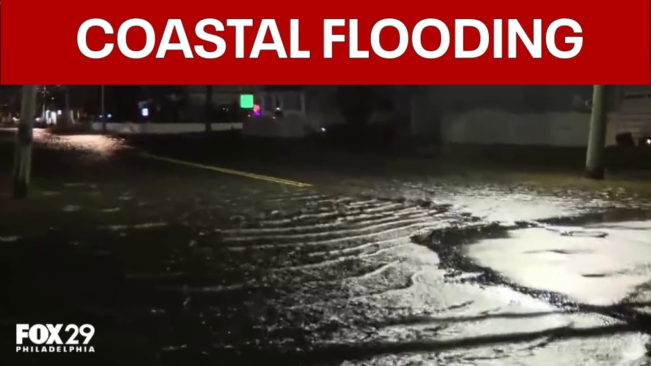 Jersey Shore hit with strong winds, coastal flooding