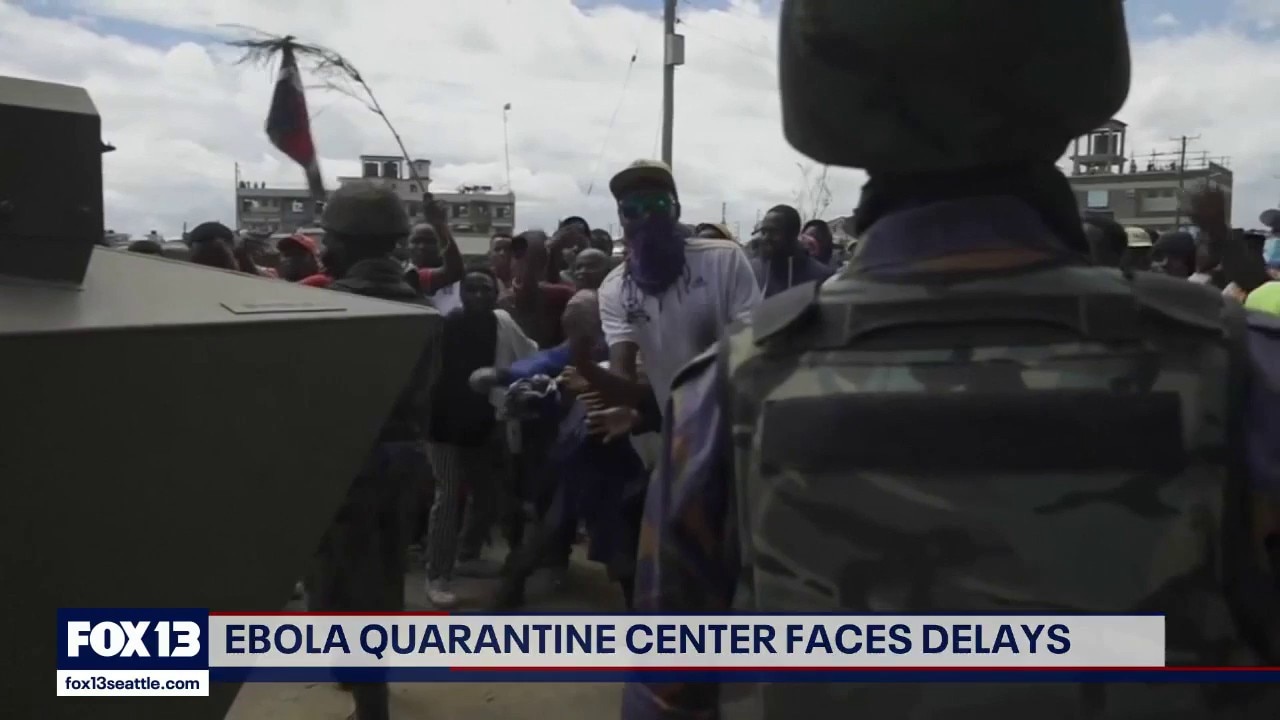 Protests erupt over US Ebola clinic in Kenya