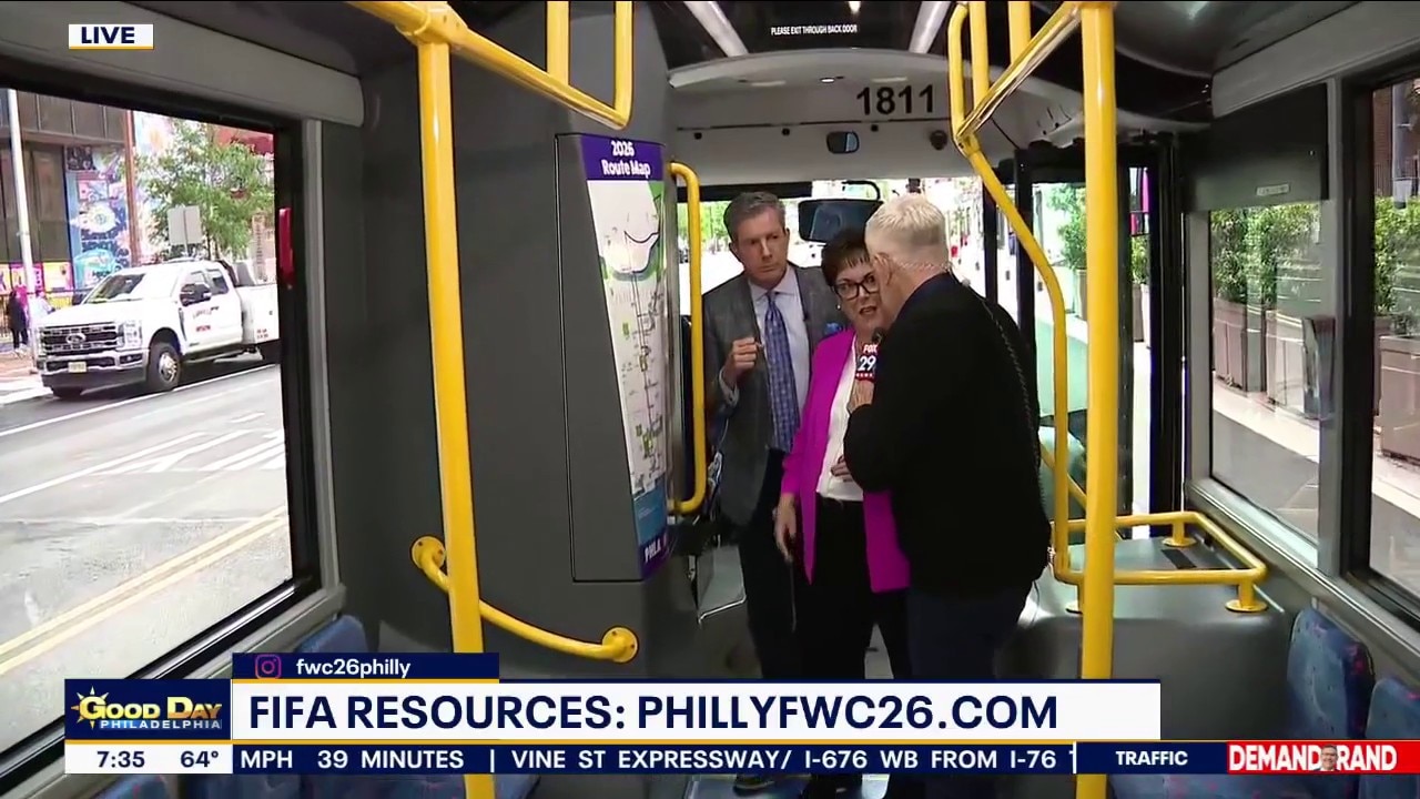 PHLASH Bus Stops At FIFA Fan Festival