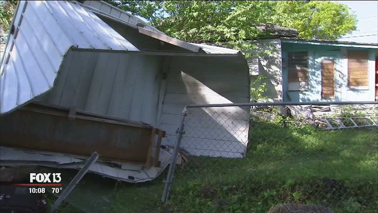 Chickens survive coop tossed in tornado