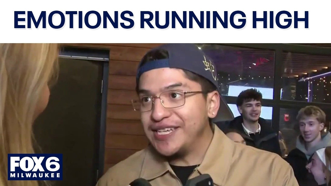 World Series: Brewers fan gets emotional as team nears title victory