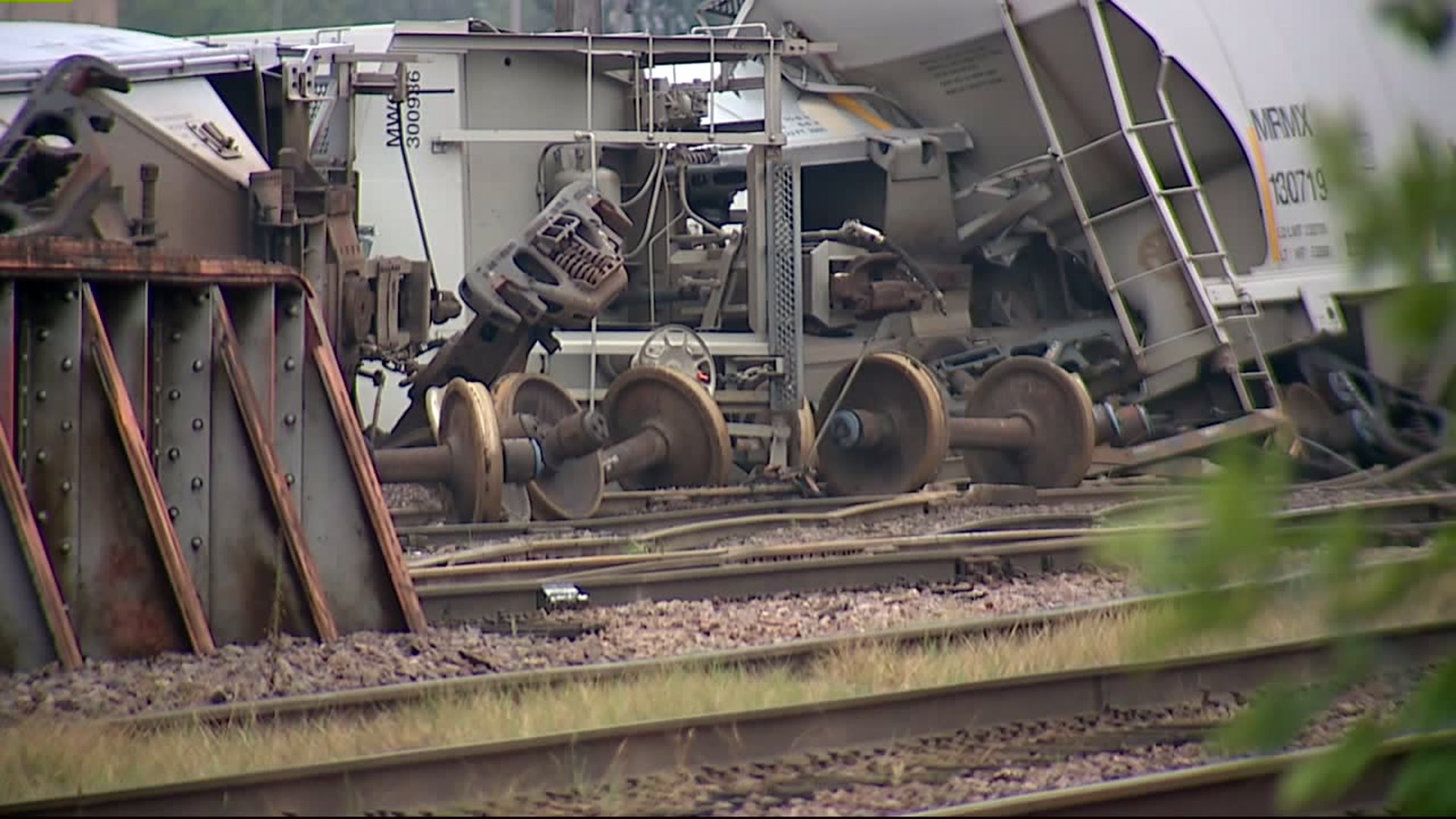 Train derailment in Wauwatosa