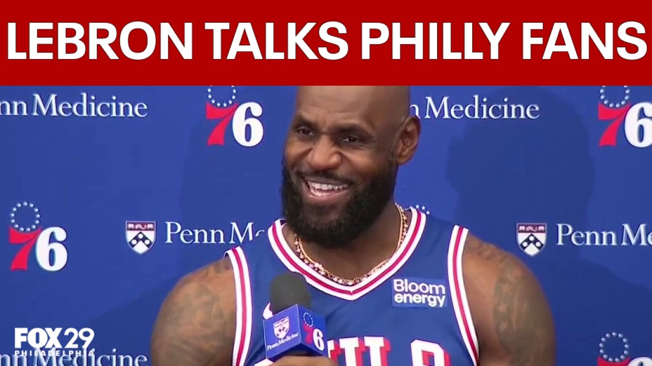 LeBron James embraces Sixers fans: ‘We hate you. We hate you. I love it’