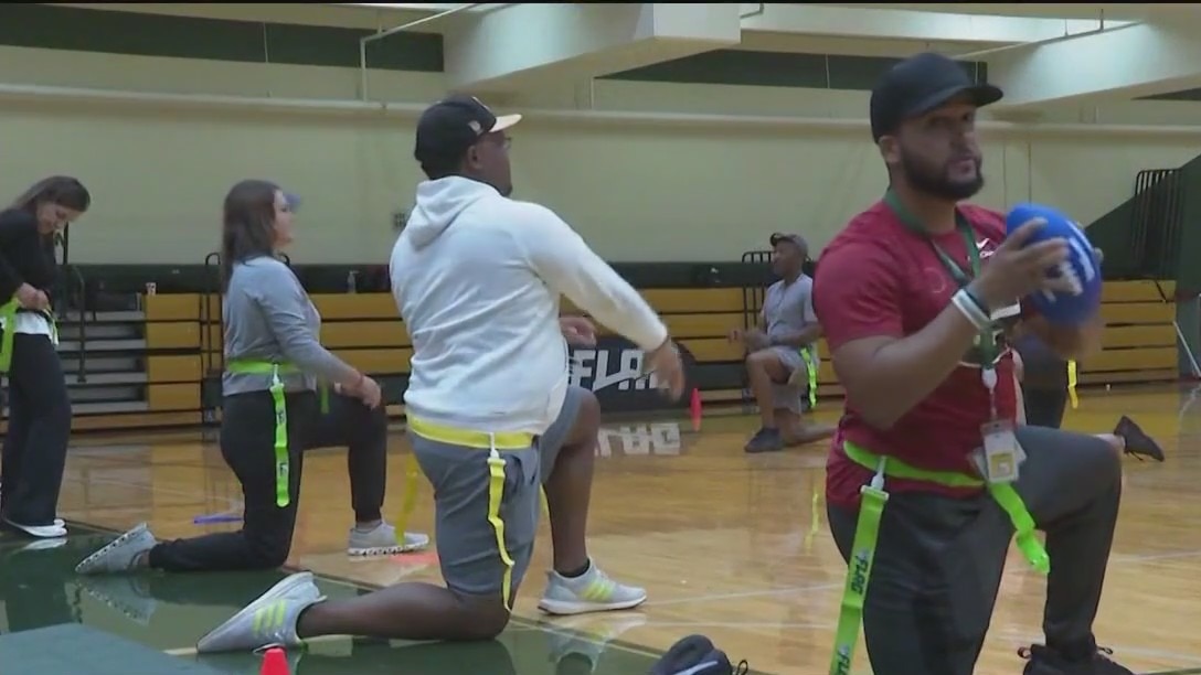 NFL Flags-in-Schools training