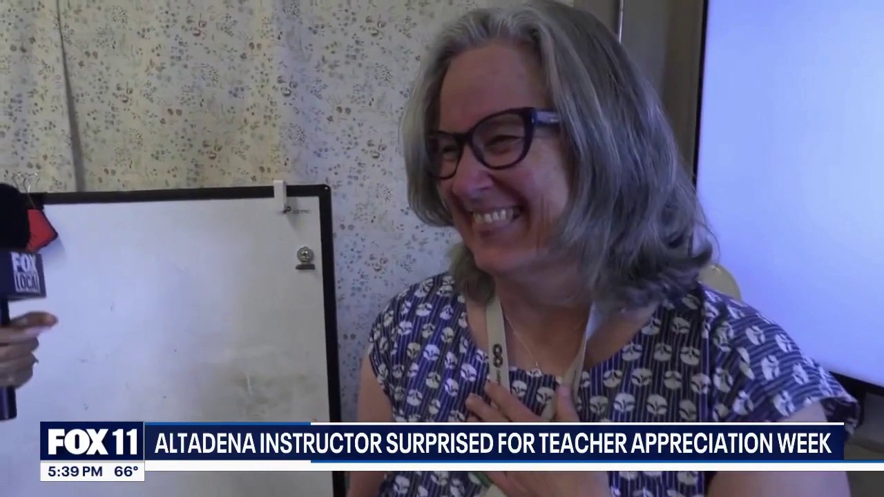 Altadena instructor honored for teacher appreciation week
