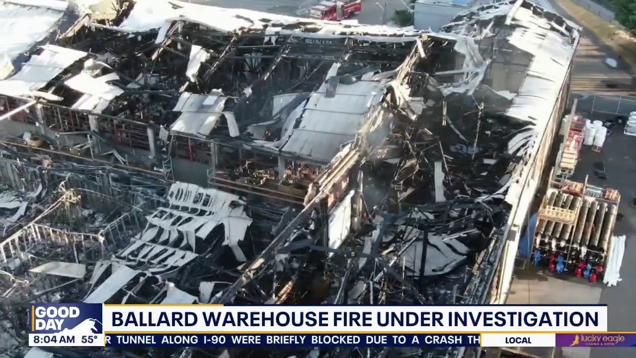Ballard warehouse fire cause under investigation