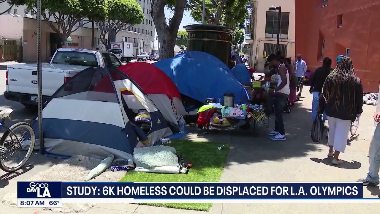 Study: 6K homeless in LA could be displaced for Olympics