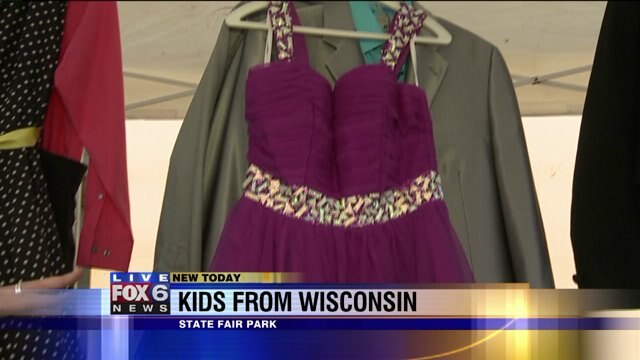 Laura hangs with Kids From Wisconsin at State Fair Park