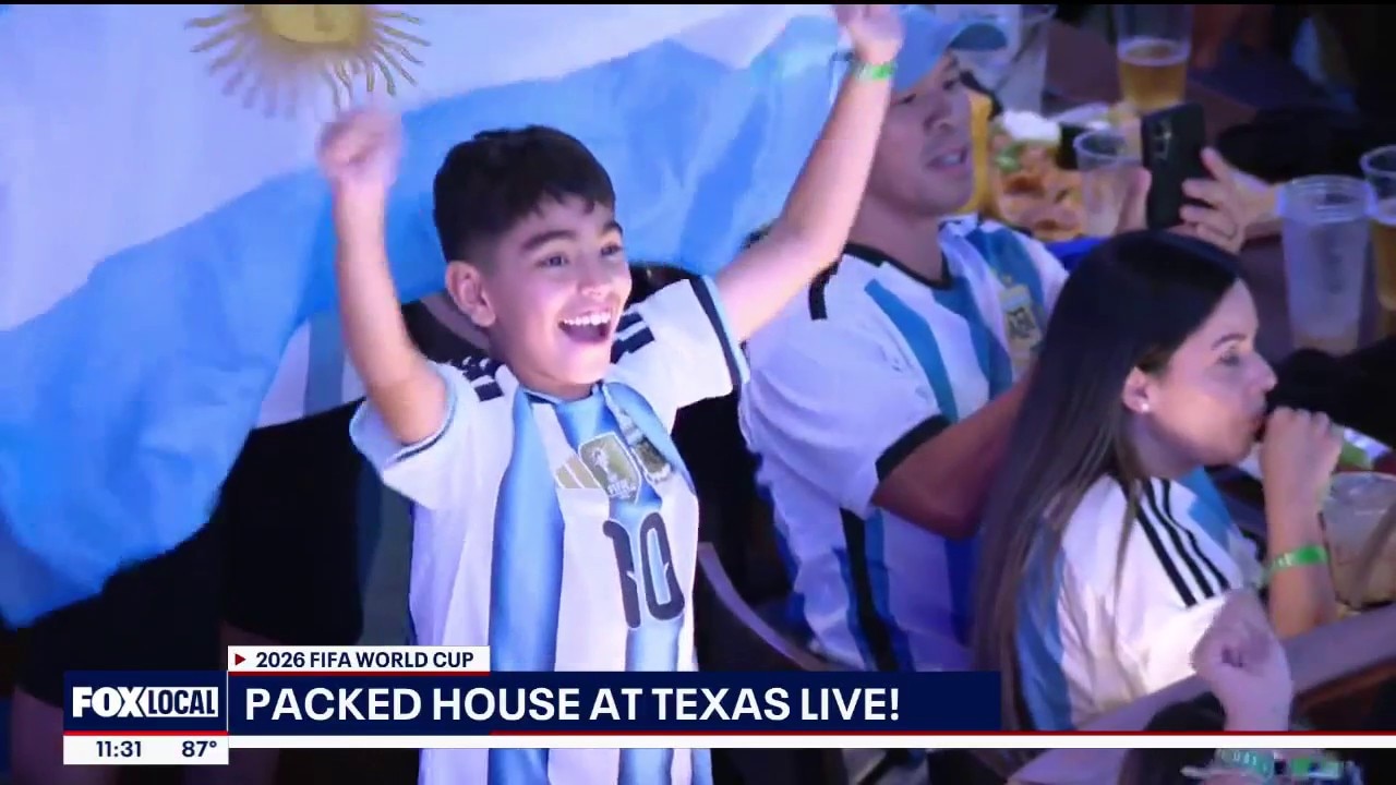Soccer fans across NTX take in Messi's goal, Argentina's win