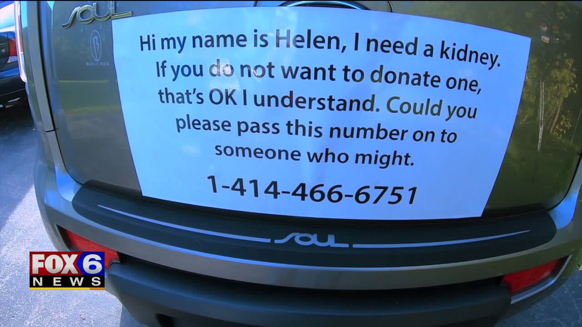 Milwaukee woman gets creative in quest for new kidney