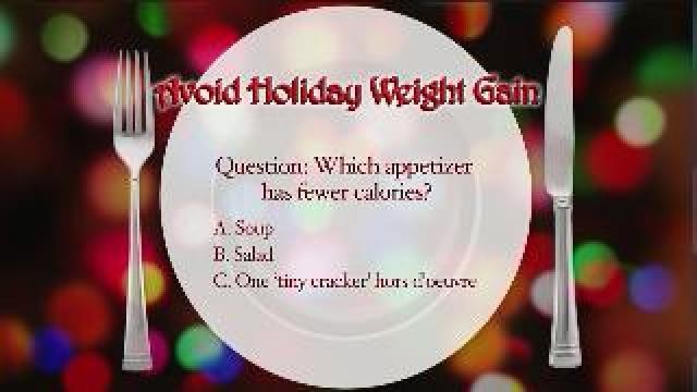 Avoid holiday weight gain