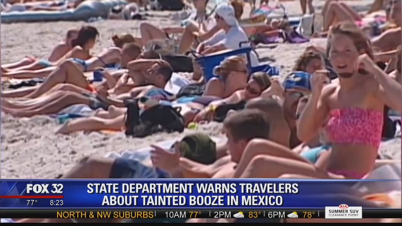 State Department warns of possibly tainted alcohol in Mexico