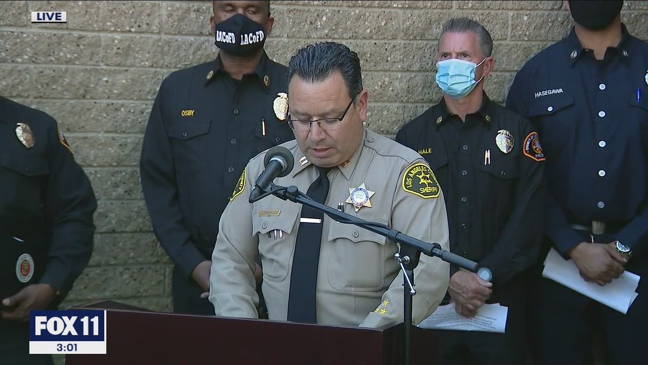 Tiger Woods crash update: LA County's Sheriff and Fire Chief discuss details of crash