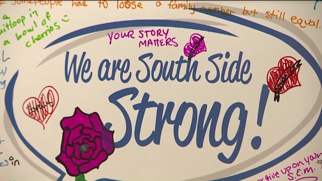 In response to hateful postcards, students write "letters of love" for targeted businesses