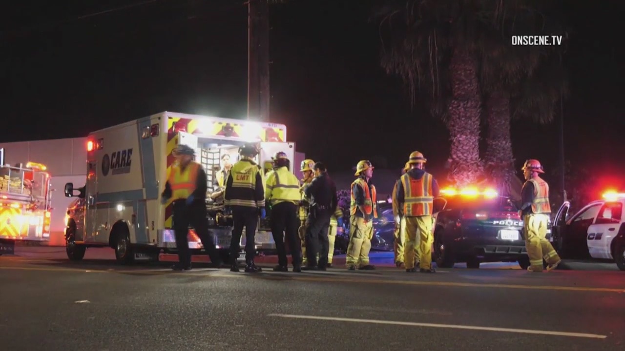Pursuit ends in crash in Baldwin Park
