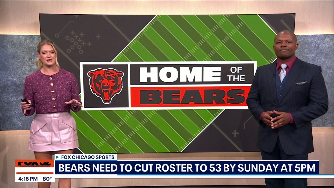 Bears roster cuts: A look at Bears' position battles coming down to the wire