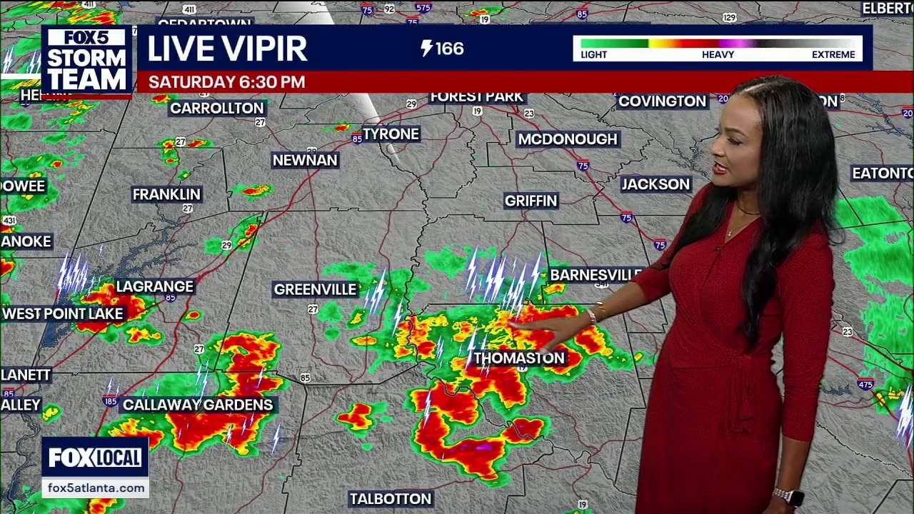Saturday evening weather forecast