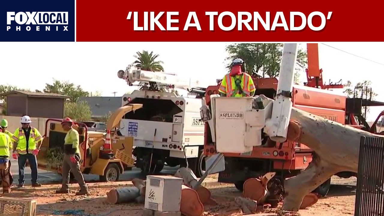 Glendale storm causes power outages, damage