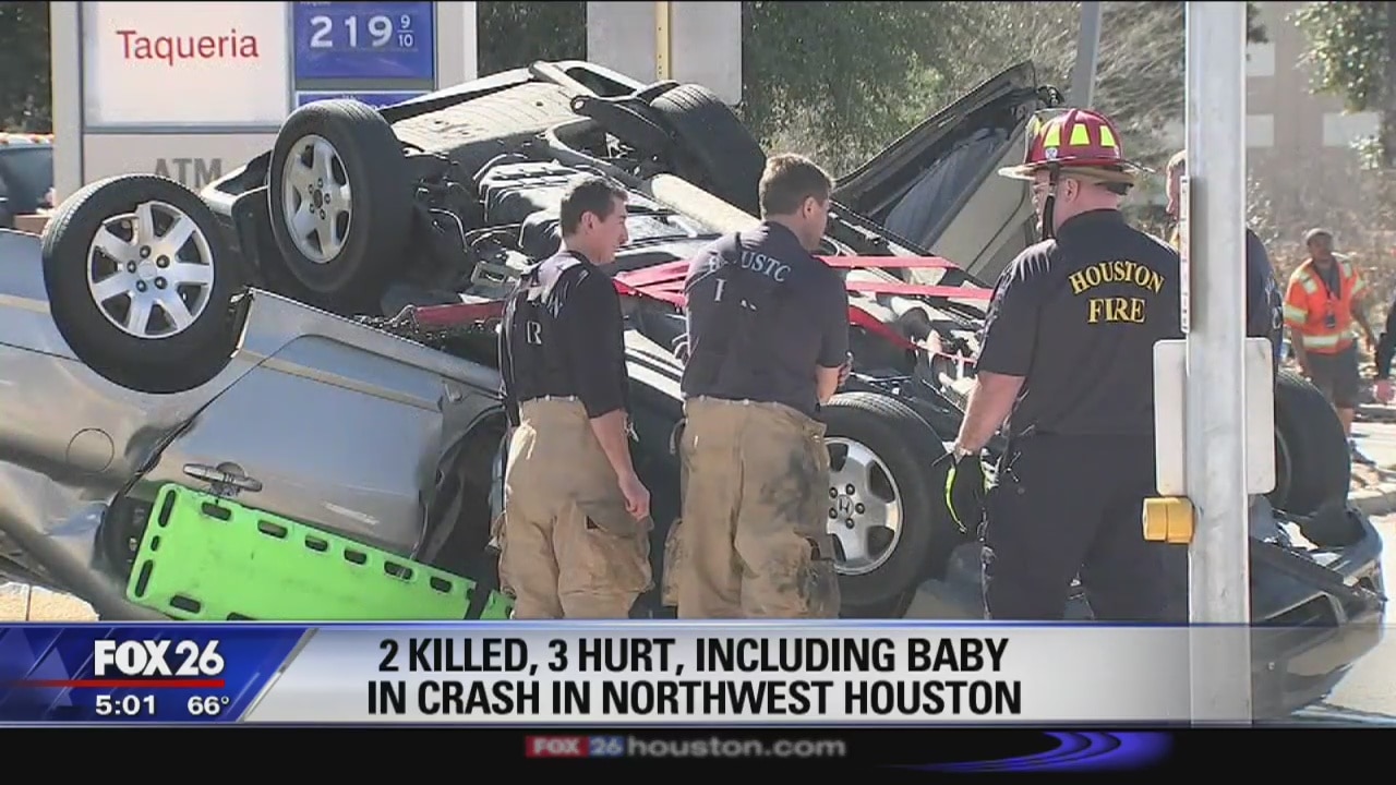 2 killed, 3 hurt in crash in northwest Houston | FOX 26 Houston