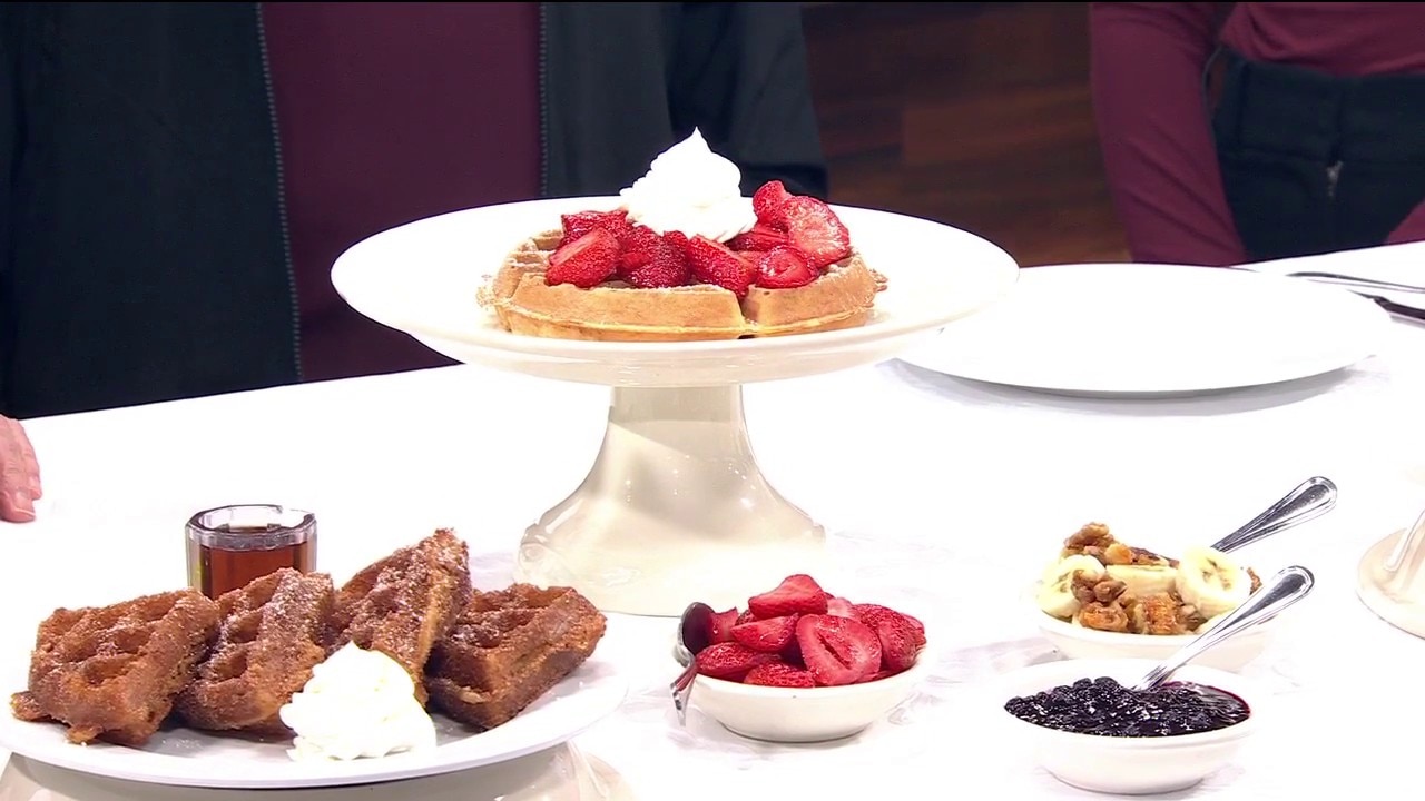 Celebrating National Waffle Day with Buttercup Diner & Bar