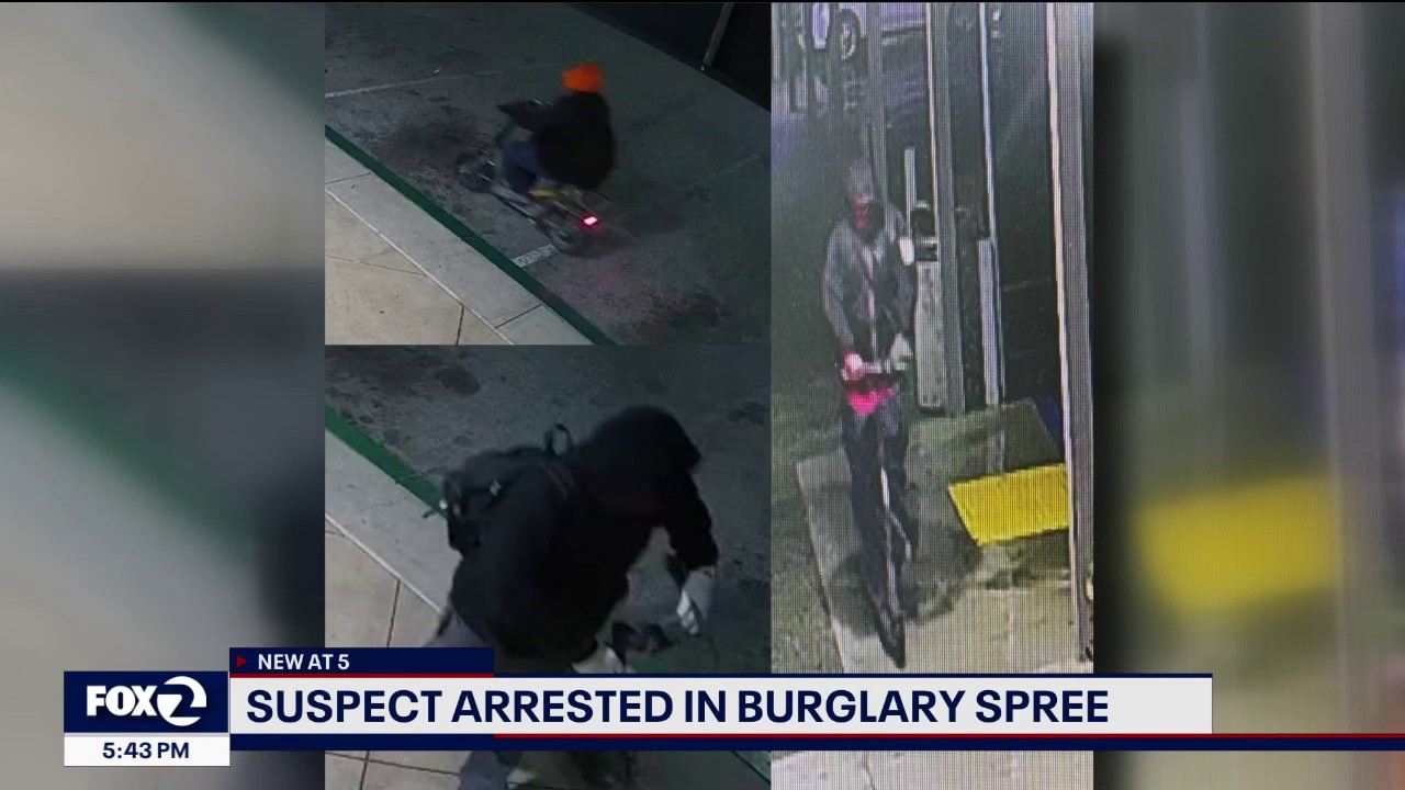 Scooter-riding suspect arrested in connection with over 30 South Bay business burglaries