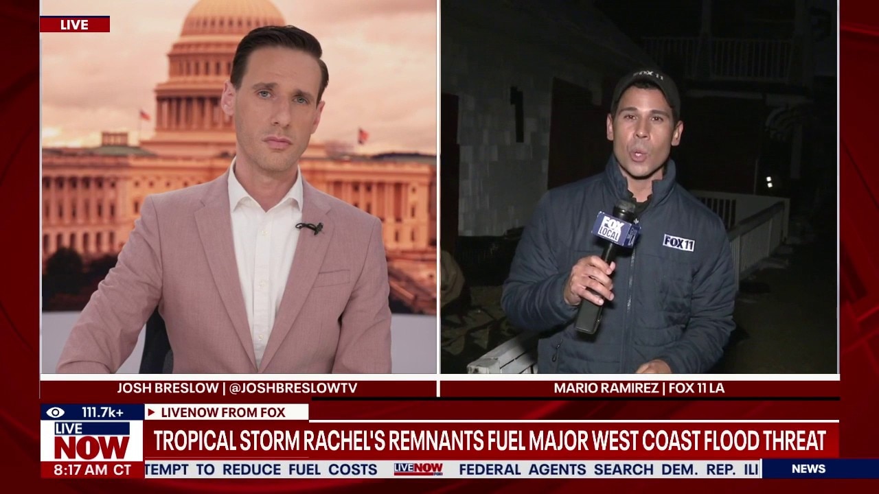 Rachel's remnants fuel West Coast flood threat