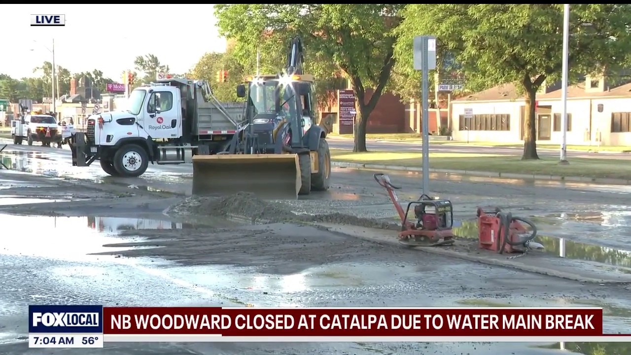 Cleanup, repairs underway at Woodward water main break 