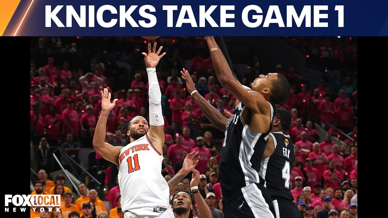 Knicks beat San Antonio Spurs in Game 1 of the NBA Finals