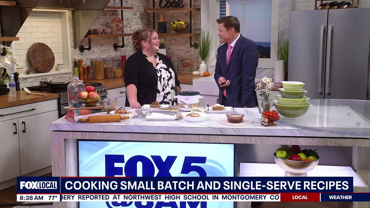 Cooking in small batch recipes