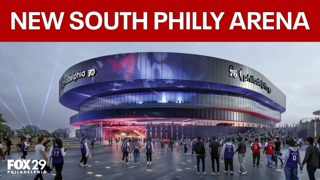 Sixers and Flyers unveil first renderings of new South Philadelphia arena