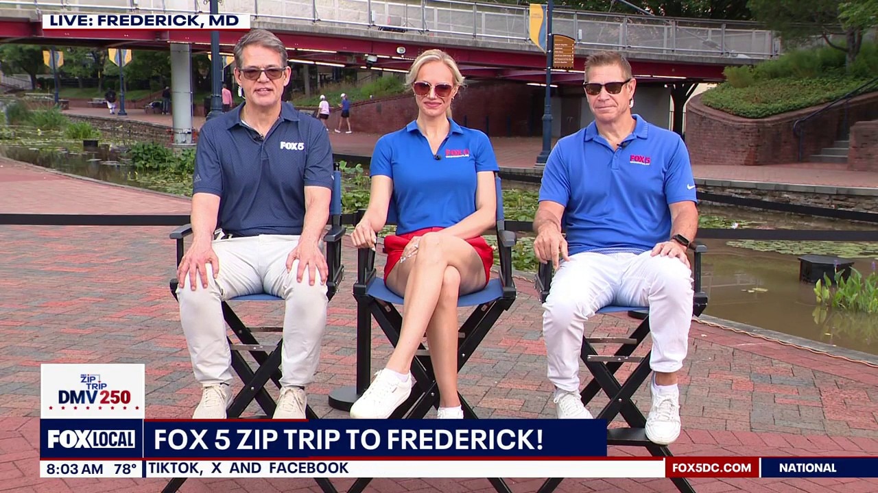 Fox 5 Zip Trip to Frederick!