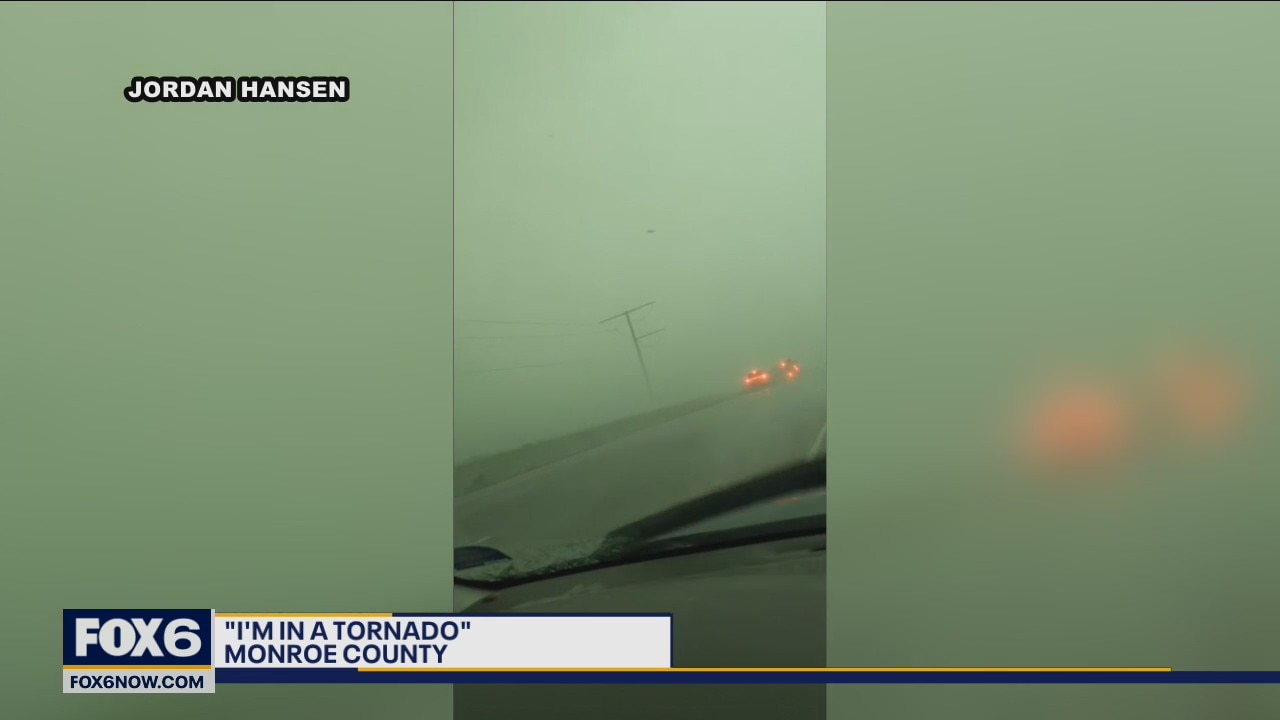 Tornado caught on camera in Monroe County | FOX6 Milwaukee