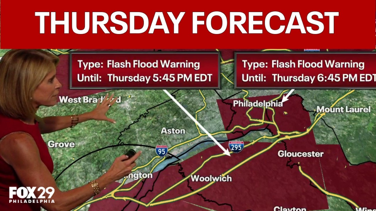 Philadelphia weather: Thursday evening forecast
