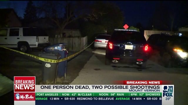 1 dead in Mount Vernon, police investigating 2 possible shootings