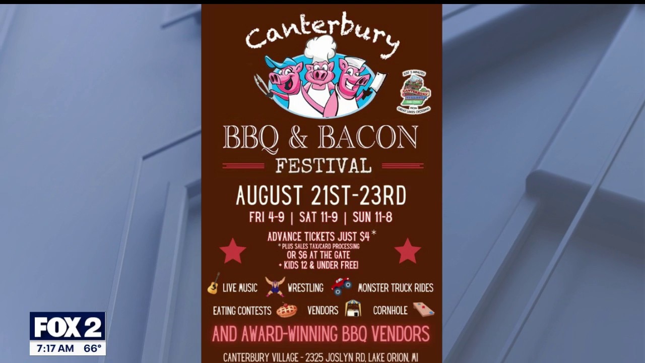 Canterbury BBQ & Bacon Fest Happening All Weekend Long