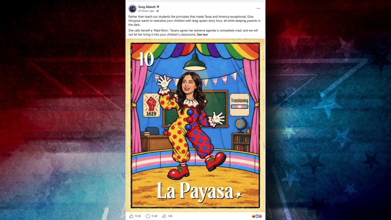 Abbott attacks Hinojosa in Lotería-themed social media post