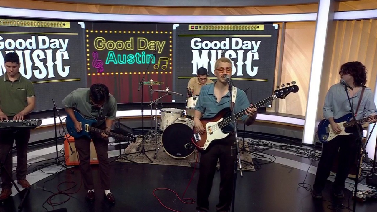 wicho performs in FOX 7 Austin studios