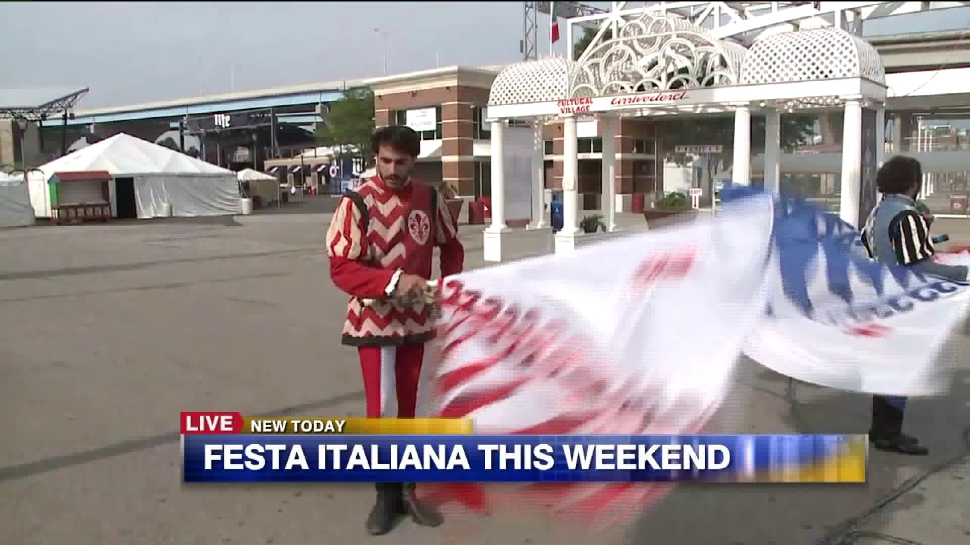 Festa flagthrowers