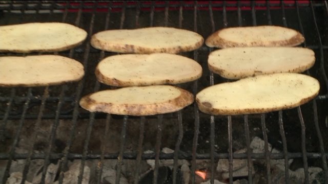 Chip learns how to grill potatoes