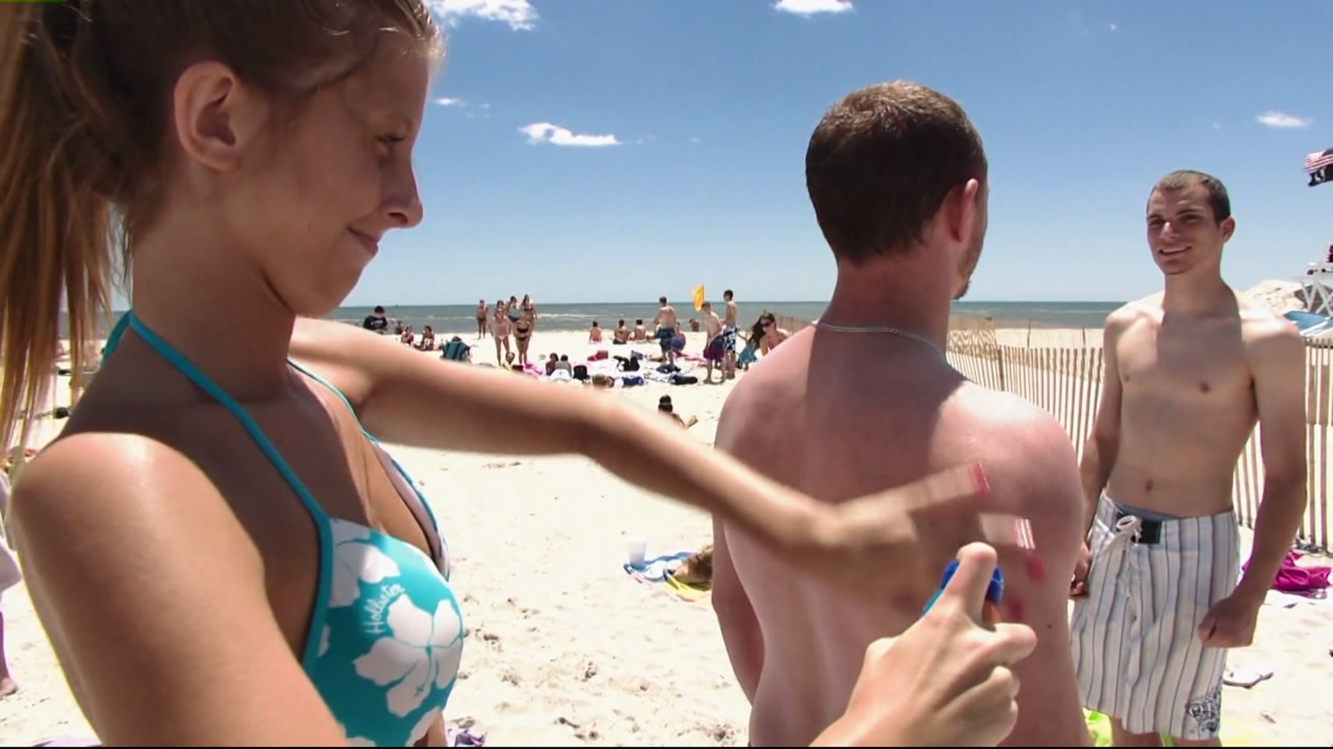 Prevent skin cancer with sunscreen
