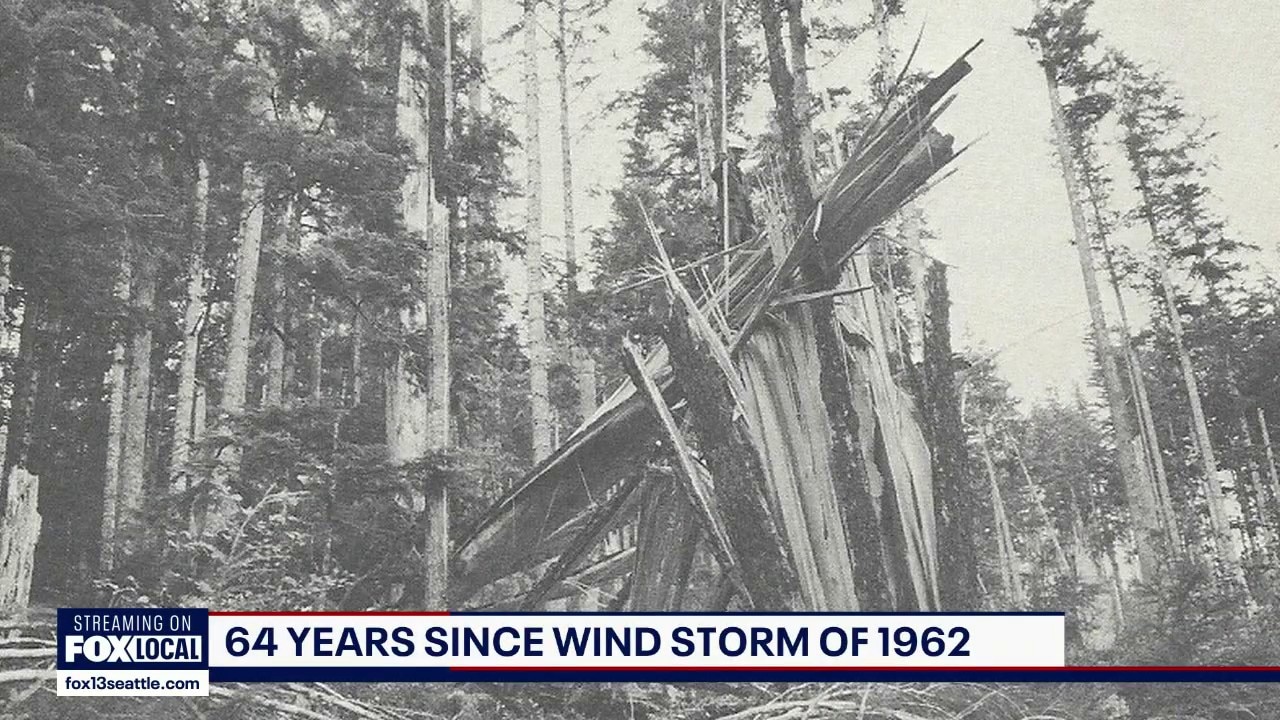 A look back at Washington's deadly Columbus Day windstorm of 1962