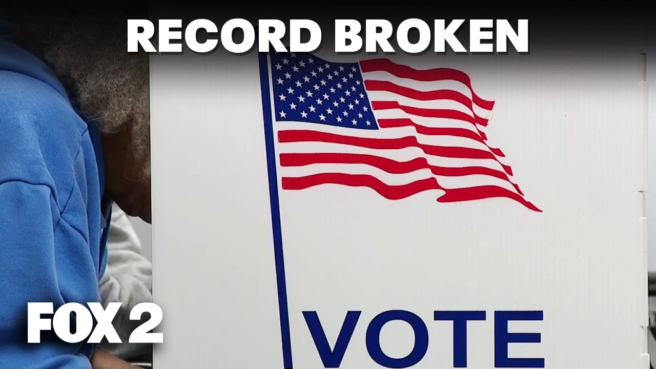 Detroit breaks opening-day early voting record