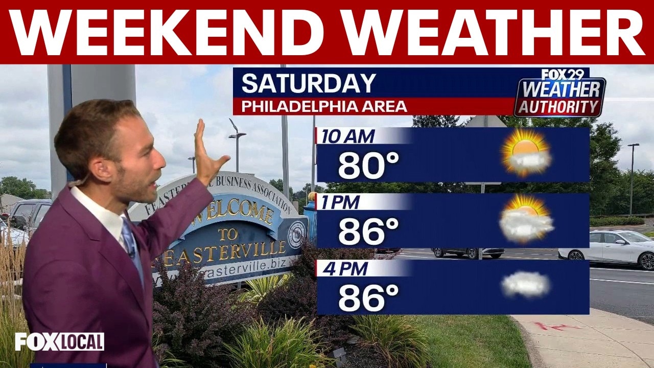Weather Authority: Humid weekend before several days of rain in Philadelphia area