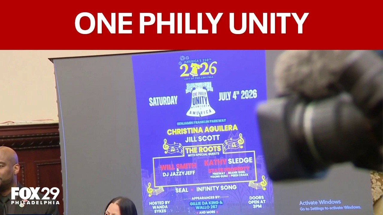 Christina Aguilera, Will Smith to headline Philly’s 4th of July concert